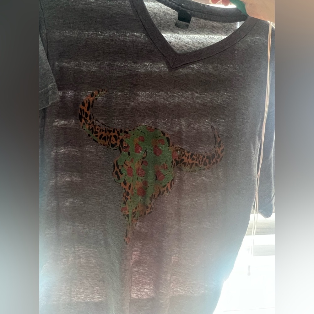 Longhorn, short sleeve top